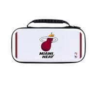 Head Case Designs Officially Licensed NBA White Design Text Miami Heat Logo White Hard Storage Travel Carry Case Compatible With Nintendo Switch 2
