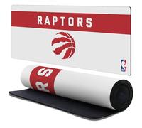 Head Case Designs Officially Licensed NBA White Design Toronto Raptors Logo 37.4 x 15.75 x 0.16 inches (900 x 400 mm) - XL Gaming Office Desk PC Keyboard Mouse Mat Pad