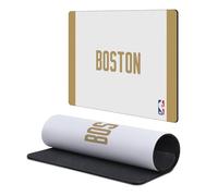 Head Case Designs Officially Licensed NBA White Gold Design Boston Celtics Logo 9.84 x 11.81 x 0.12 inches (250 x 300 mm) - S Gaming Office Desk PC Keyboard Mouse Mat Pad