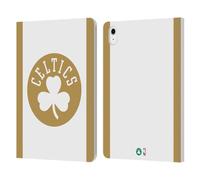 Head Case Designs Officially Licensed NBA White Gold Design Boston Celtics Logo Leather Wallet Case Compatible With Apple iPad Air 11 2020/2022/2024/2025