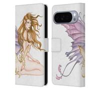 Head Case Designs Officially Licensed Nene Thomas Amber With Fairy Cat Fairies Leather Wallet Case Compatible With Google Pixel 10 Pro XL