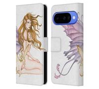 Head Case Designs Officially Licensed Nene Thomas Amber With Fairy Cat Fairies Leather Wallet Case Compatible With Google Pixel 10