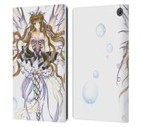 Head Case Designs Officially Licensed Nene Thomas Burgundy Wine Anime Fairies Leather Wallet Case Compatible With Amazon Fire Max 11 2023