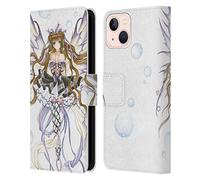 Head Case Designs Officially Licensed Nene Thomas Burgundy Wine Anime Fairies Leather Wallet Case Compatible With Apple iPhone 13