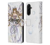 Head Case Designs Officially Licensed Nene Thomas Burgundy Wine Anime Fairies Leather Wallet Case Compatible With Samsung Galaxy A36 5G