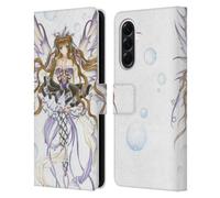 Head Case Designs Officially Licensed Nene Thomas Burgundy Wine Anime Fairies Leather Wallet Case Compatible With Samsung Galaxy A56 5G