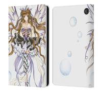 Head Case Designs Officially Licensed Nene Thomas Burgundy Wine Anime Fairies Leather Wallet Case Compatible With Amazon Fire 7 2022