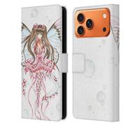 Head Case Designs Officially Licensed Nene Thomas Champagne Anime Pink Fairies Leather Wallet Case Compatible With Apple iPhone 17 Pro Max