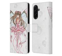 Head Case Designs Officially Licensed Nene Thomas Champagne Anime Pink Fairies Leather Wallet Case Compatible With Samsung Galaxy A36 5G