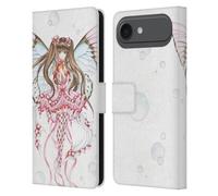 Head Case Designs Officially Licensed Nene Thomas Champagne Anime Pink Fairies Leather Wallet Case Compatible With Apple iPhone 17 Air