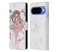 Head Case Designs Officially Licensed Nene Thomas Champagne Anime Pink Fairies Leather Wallet Case Compatible With Google Pixel 10