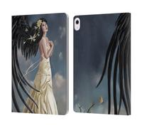 Head Case Designs Officially Licensed Nene Thomas Citrine Chrysanthemum Angel Gothic Leather Wallet Case Compatible With Apple iPad Air 13 2024/2025