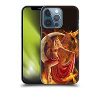Head Case Designs Officially Licensed Nene Thomas Fire Fairy On Moon Phoenix Crescents Hard Back Case Compatible With Apple iPhone 13 Pro