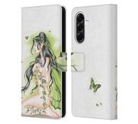 Head Case Designs Officially Licensed Nene Thomas Ivy With Butterfly Fairies Leather Wallet Case Compatible With Samsung Galaxy A56 5G