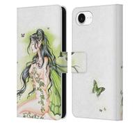 Head Case Designs Officially Licensed Nene Thomas Ivy With Butterfly Fairies Leather Wallet Case Compatible With Apple iPhone 16e