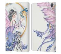 Head Case Designs Officially Licensed Nene Thomas Little Dragon And Blue Fairies Leather Wallet Case Compatible With Amazon Fire Max 11 2023