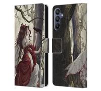 Head Case Designs Officially Licensed Nene Thomas Magic Fairy In Forest Raven Deep Forest Leather Wallet Case Compatible With Samsung Galaxy A15