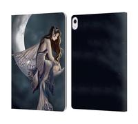 Head Case Designs Officially Licensed Nene Thomas Memory Fairy Sitting On Moon Crescents Leather Wallet Case Compatible With Apple iPad Air 13 2024/2025
