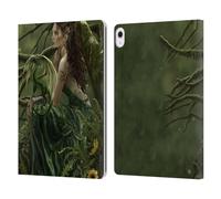 Head Case Designs Officially Licensed Nene Thomas Queen Fate Fairy With Dragon Deep Forest Leather Wallet Case Compatible With Apple iPad Air 13 2024/2025