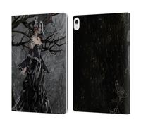 Head Case Designs Officially Licensed Nene Thomas Queen Gothic Fairy With Dragon Deep Forest Leather Wallet Case Compatible With Apple iPad Air 13 2024/2025
