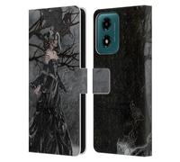 Head Case Designs Officially Licensed Nene Thomas Queen Gothic Fairy With Dragon Deep Forest Leather Book Wallet Case Cover Compatible With Motorola Moto G04/G04s/G24 4G