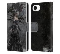 Head Case Designs Officially Licensed Nene Thomas Queen Gothic Fairy With Dragon Deep Forest Leather Wallet Case Compatible With Apple iPhone 16e