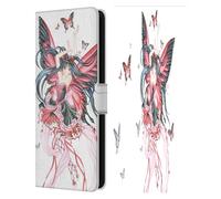 Head Case Designs Officially Licensed Nene Thomas Red Hearts Anime 2 Fairies Leather Wallet Case Compatible With Samsung Galaxy S25 FE