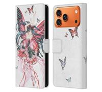 Head Case Designs Officially Licensed Nene Thomas Red Hearts Anime 2 Fairies Leather Wallet Case Compatible With Apple iPhone 17 Pro Max