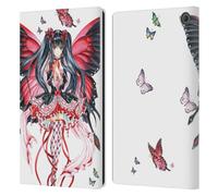 Head Case Designs Officially Licensed Nene Thomas Red Hearts Anime Fairies Leather Wallet Case Compatible With Amazon Fire Max 11 2023