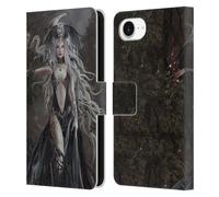 Head Case Designs Officially Licensed Nene Thomas Skull Queen Of Havoc Dragon Gothic Leather Wallet Case Compatible With Apple iPhone 16e