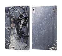 Head Case Designs Officially Licensed Nene Thomas Snow Queen Fairy Of Owls Winter Has Begun Leather Wallet Case Compatible With Apple iPad Air 13 2024/2025