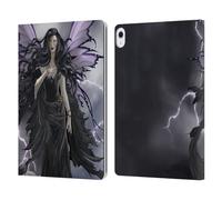 Head Case Designs Officially Licensed Nene Thomas Storm Fairy With Lightning Gothic Leather Wallet Case Compatible With Apple iPad Air 13 2024/2025