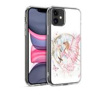 Head Case Designs Officially Licensed Nene Thomas The Gift Pink With Cat Fairies Gel Case [Military Grade Protection] Compatible with Apple iPhone 11 and Compatible with MagSafe