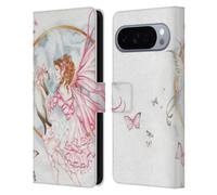 Head Case Designs Officially Licensed Nene Thomas The Gift Pink With Cat Fairies Leather Wallet Case Compatible With Google Pixel 10 Pro XL