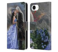 Head Case Designs Officially Licensed Nene Thomas Victorian Lovers In Garden Deep Forest Leather Wallet Case Compatible With Apple iPhone 16e