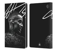 Head Case Designs Officially Licensed Newcastle United Football Club Alexander Isak 2024/25 First Team Leather Wallet Case Compatible With Amazon Fire 7 2022