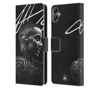Head Case Designs Officially Licensed Newcastle United Football Club Alexander Isak 2024/25 First Team Leather Wallet Case Compatible With Samsung Galaxy A05