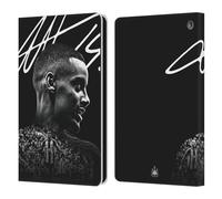 Head Case Designs Officially Licensed Newcastle United Football Club Alexander Isak 2024/25 First Team Leather Wallet Case Compatible With Fire HD 8/Fire HD 8 Plus 2020