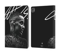 Head Case Designs Officially Licensed Newcastle United Football Club Alexander Isak 2024/25 First Team Leather Wallet Case Compatible With Apple iPad Pro 13 M4 2024