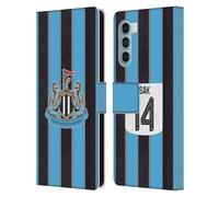 Head Case Designs Officially Licensed Newcastle United Football Club Alexander Isak 2025/26 Players Home Kit Leather Wallet Case Compatible With Edge S30 / Moto G200 5G