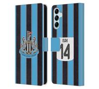 Head Case Designs Officially Licensed Newcastle United Football Club Alexander Isak 2025/26 Players Home Kit Leather Wallet Case Compatible With Samsung Galaxy M14 5G