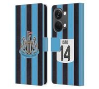 Head Case Designs Officially Licensed Newcastle United Football Club Alexander Isak 2025/26 Players Home Kit Leather Wallet Case Compatible With OnePlus Nord 3 5G