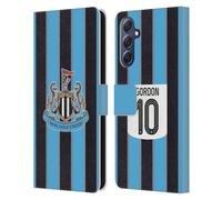 Head Case Designs Officially Licensed Newcastle United Football Club Anthony Gordon 2025/26 Players Home Kit Leather Wallet Case Compatible With Samsung Galaxy M54 5G