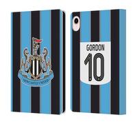 Head Case Designs Officially Licensed Newcastle United Football Club Anthony Gordon 2025/26 Players Home Kit Leather Wallet Case Compatible With Apple iPad mini (2021/2024)