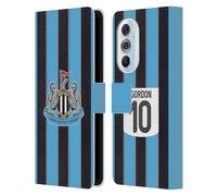 Head Case Designs Officially Licensed Newcastle United Football Club Anthony Gordon 2025/26 Players Home Kit Leather Wallet Case Compatible With Motorola Edge X30