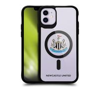 Head Case Designs Officially Licensed Newcastle United Football Club Crest Logotype Logo Icon Black Shockproof Bumper Case [Military Grade Protection] Compatible with and Compatible with MagSafe
