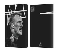 Head Case Designs Officially Licensed Newcastle United Football Club Dan Burn 2024/25 First Team Leather Wallet Case Compatible With Apple iPad Pro 11 M4/M5 2024/2025