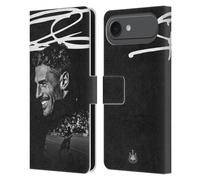 Head Case Designs Officially Licensed Newcastle United Football Club Fabian Schär 2024/25 First Team Leather Wallet Case Compatible With Apple iPhone 17 Air