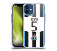 Head Case Designs Officially Licensed Newcastle United Football Club Fabian Schär 2025/26 Players Home Kit 2nd Group Gel Case [Military Grade Protection] Compatible With Apple iPhone 12 Mini