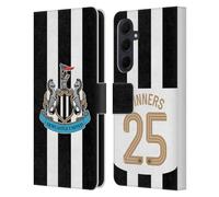 Head Case Designs Officially Licensed Newcastle United Football Club Home Kit 2025 Cup Winners Leather Wallet Case Compatible With Samsung Galaxy A35 5G